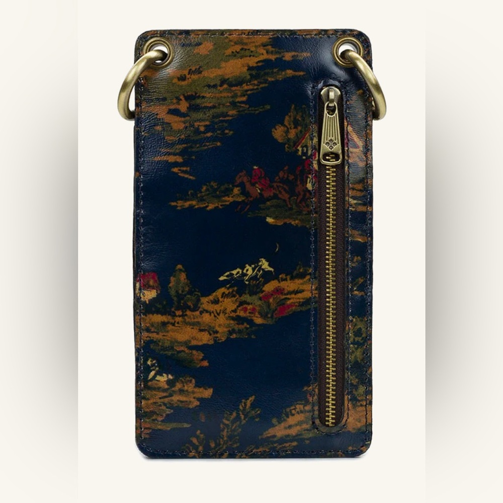 PATRICIA NASH Farleigh Leather Crossbody Phone Case Wallet Bag Kent Countryside - Picture 2 of 9